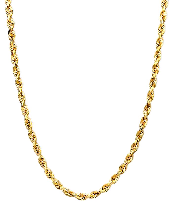 2mm 10K Rope Chain
